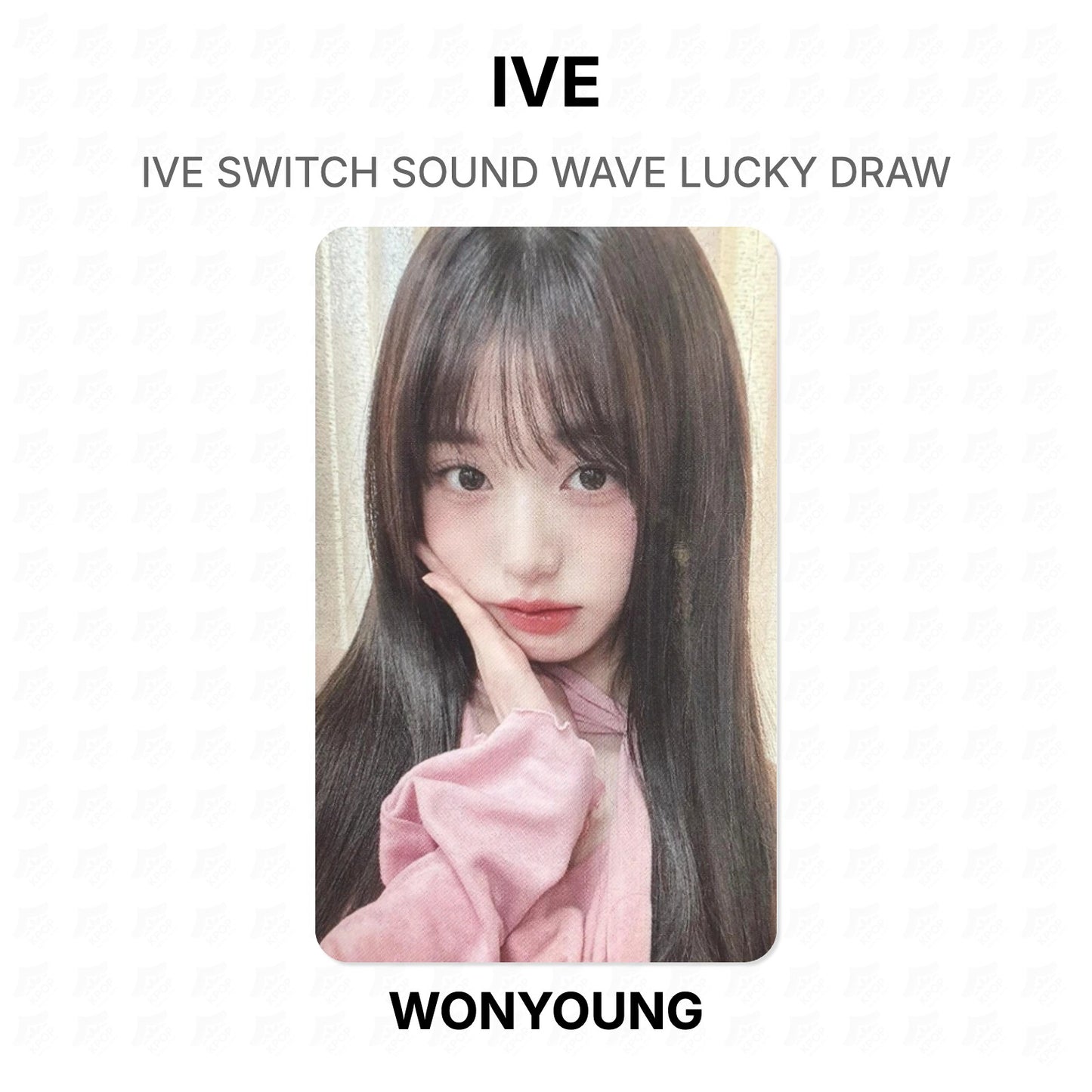 IVE SWITCH SOUND WAVE LUCKY DRAW Official Photocard