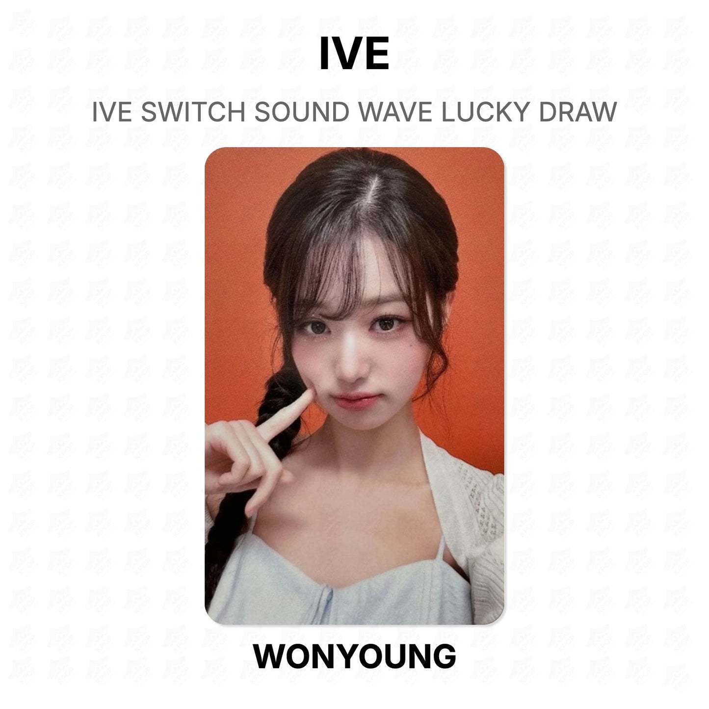 IVE SWITCH SOUND WAVE LUCKY DRAW Official Photocard