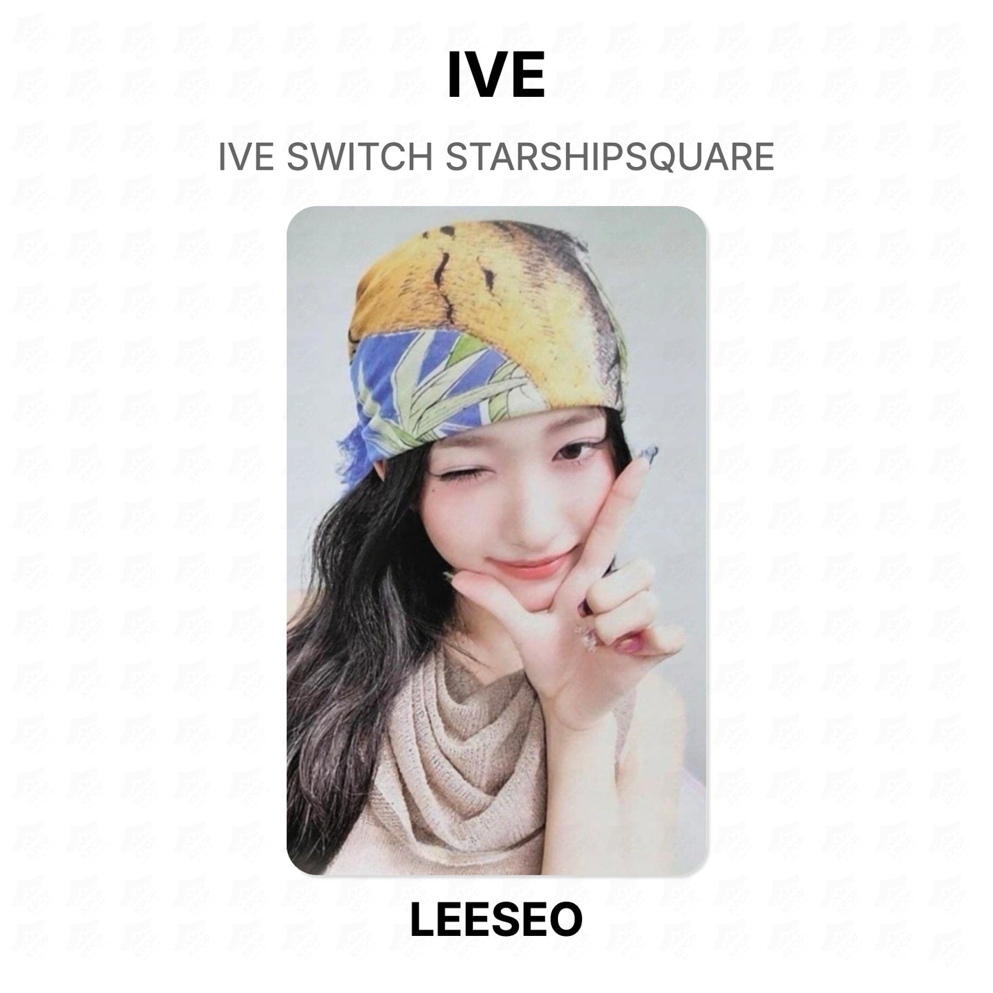 IVE SWITCH STARSHIPSQUARE Official Photocard