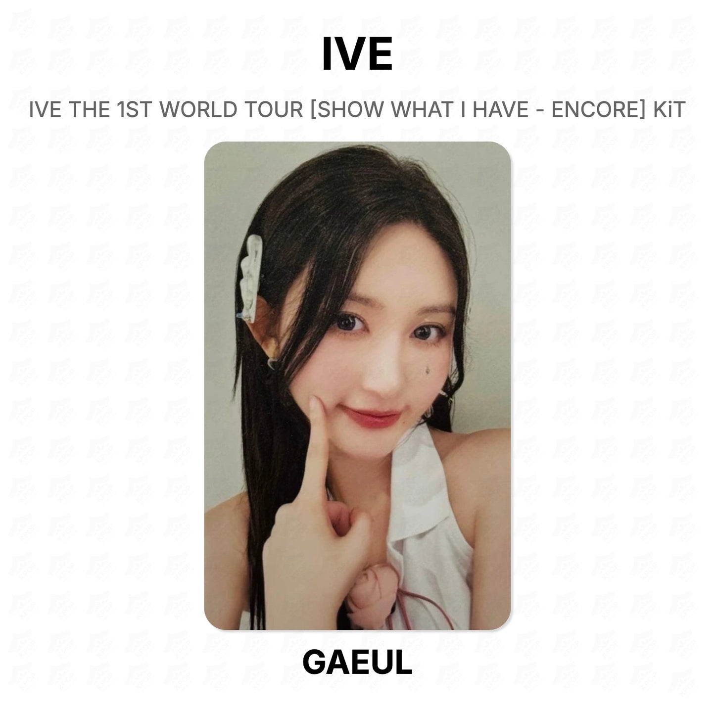IVE THE 1ST WORLD TOUR [SHOW WHAT I HAVE - ENCORE] KiT Official Photocard