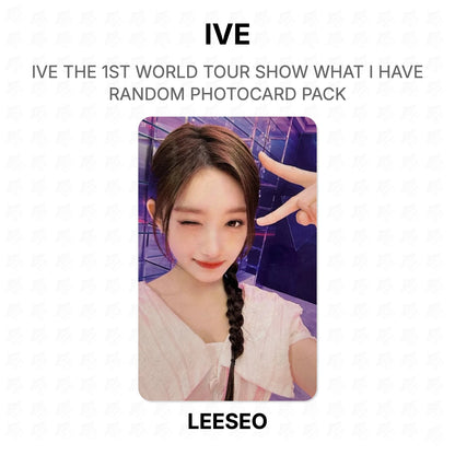 IVE THE 1ST WORLD TOUR SHOW WHAT I HAVE RANDOM PHOTOCARD PACK Official Photocard