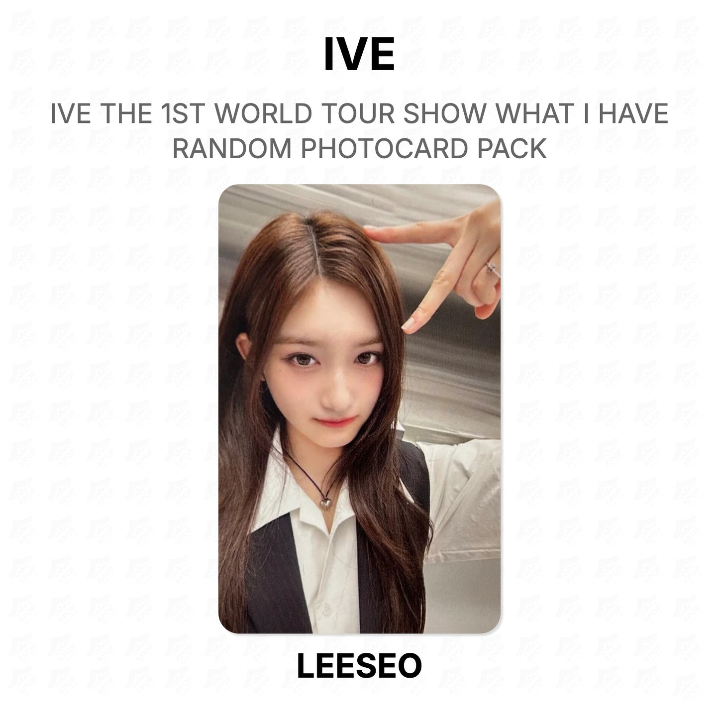 IVE THE 1ST WORLD TOUR SHOW WHAT I HAVE RANDOM PHOTOCARD PACK Official Photocard