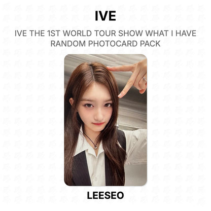 IVE THE 1ST WORLD TOUR SHOW WHAT I HAVE RANDOM PHOTOCARD PACK Official Photocard