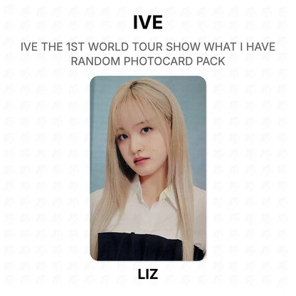 IVE THE 1ST WORLD TOUR SHOW WHAT I HAVE RANDOM PHOTOCARD PACK Official Photocard