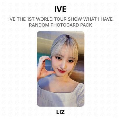 IVE THE 1ST WORLD TOUR SHOW WHAT I HAVE RANDOM PHOTOCARD PACK Official Photocard