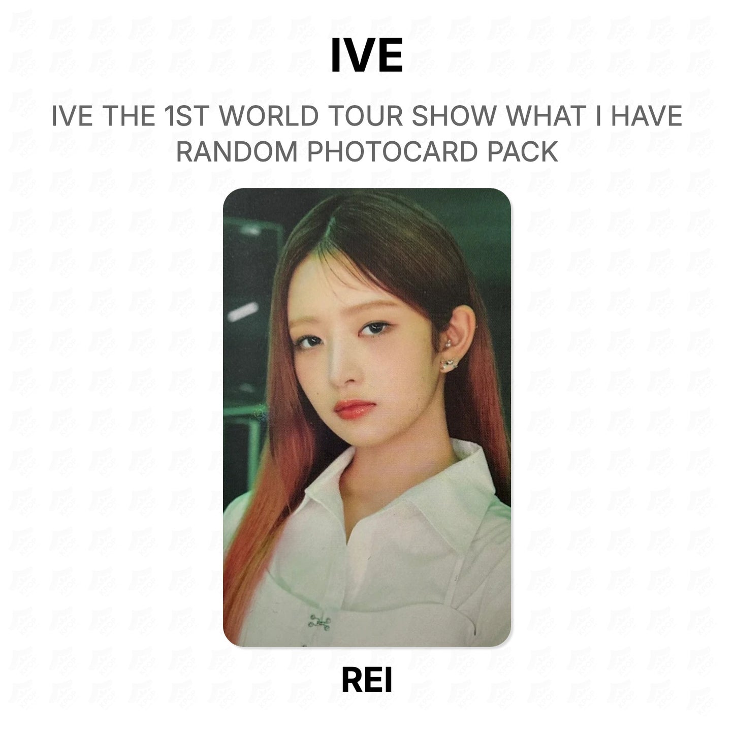 IVE THE 1ST WORLD TOUR SHOW WHAT I HAVE RANDOM PHOTOCARD PACK Official Photocard