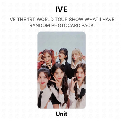 IVE THE 1ST WORLD TOUR SHOW WHAT I HAVE RANDOM PHOTOCARD PACK Official Photocard