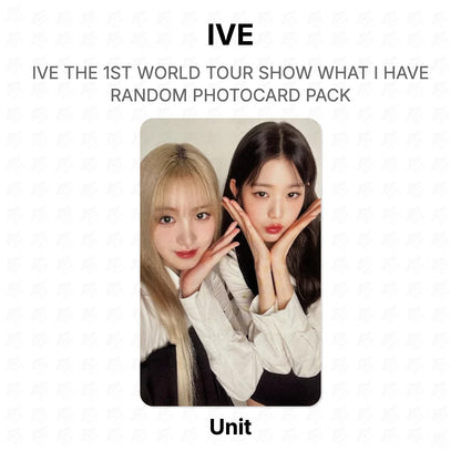 IVE THE 1ST WORLD TOUR SHOW WHAT I HAVE RANDOM PHOTOCARD PACK Official Photocard
