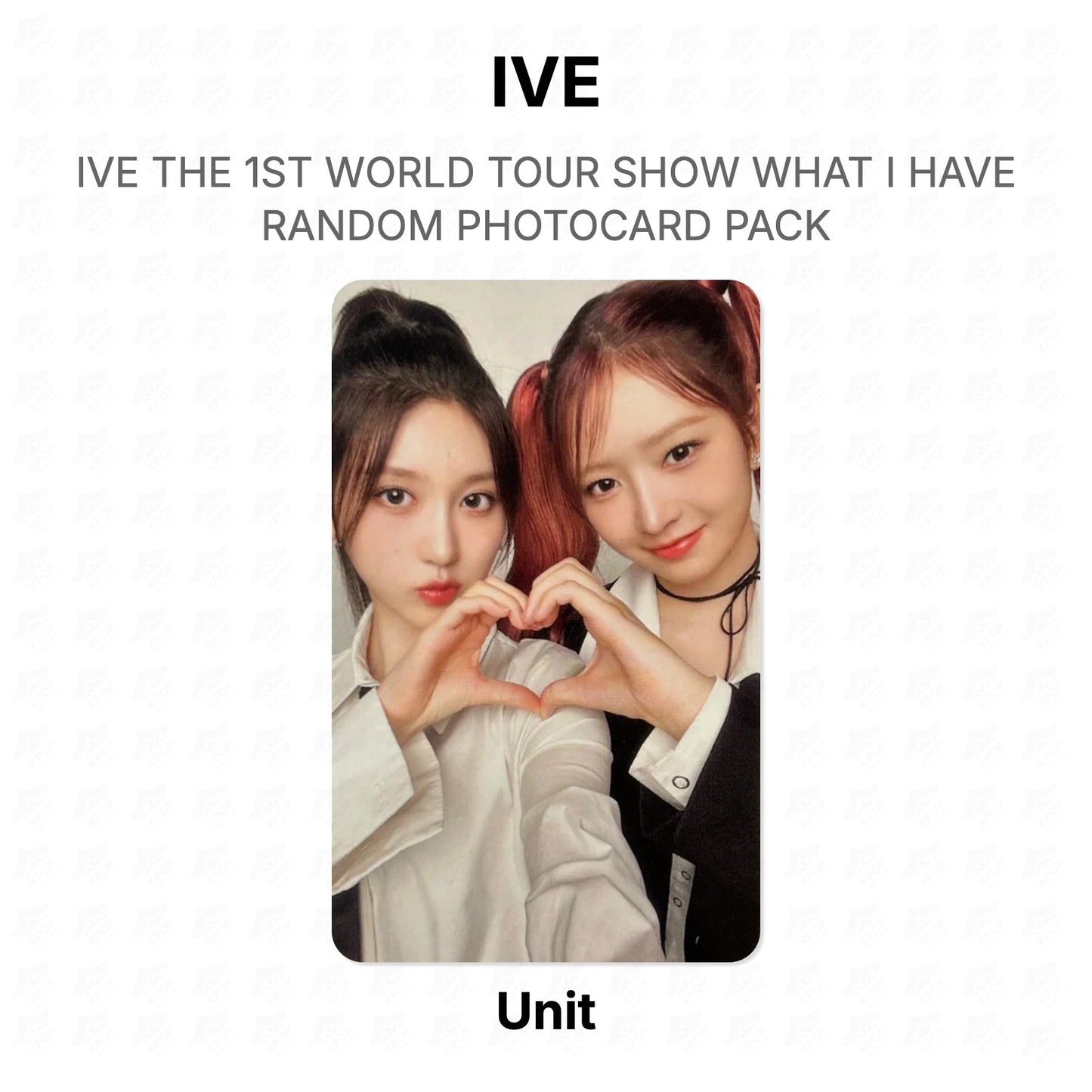 IVE THE 1ST WORLD TOUR SHOW WHAT I HAVE RANDOM PHOTOCARD PACK Official Photocard