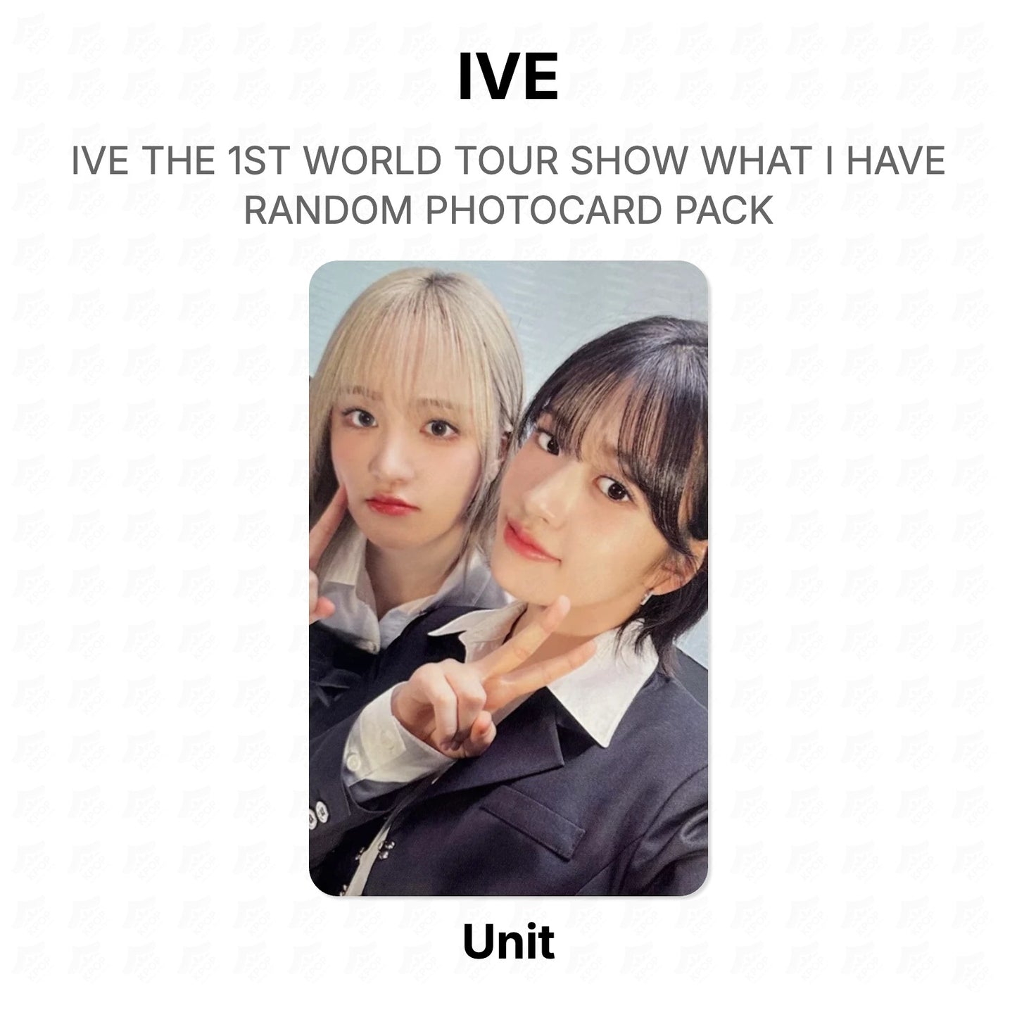 IVE THE 1ST WORLD TOUR SHOW WHAT I HAVE RANDOM PHOTOCARD PACK Official Photocard