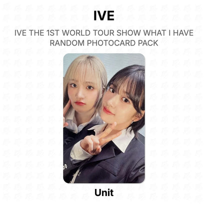 IVE THE 1ST WORLD TOUR SHOW WHAT I HAVE RANDOM PHOTOCARD PACK Official Photocard