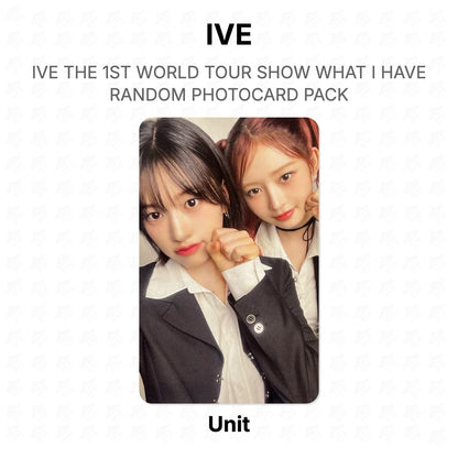 IVE THE 1ST WORLD TOUR SHOW WHAT I HAVE RANDOM PHOTOCARD PACK Official Photocard