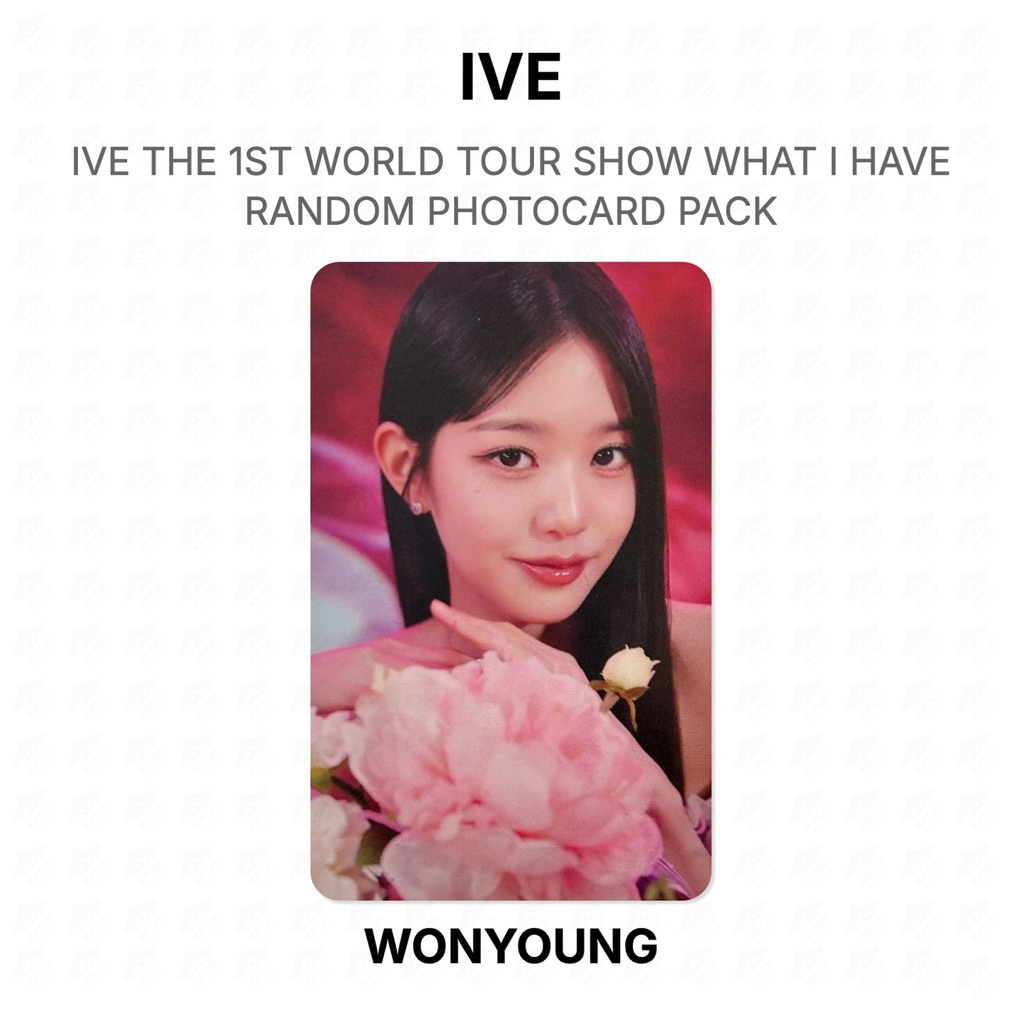 IVE THE 1ST WORLD TOUR SHOW WHAT I HAVE RANDOM PHOTOCARD PACK Official Photocard