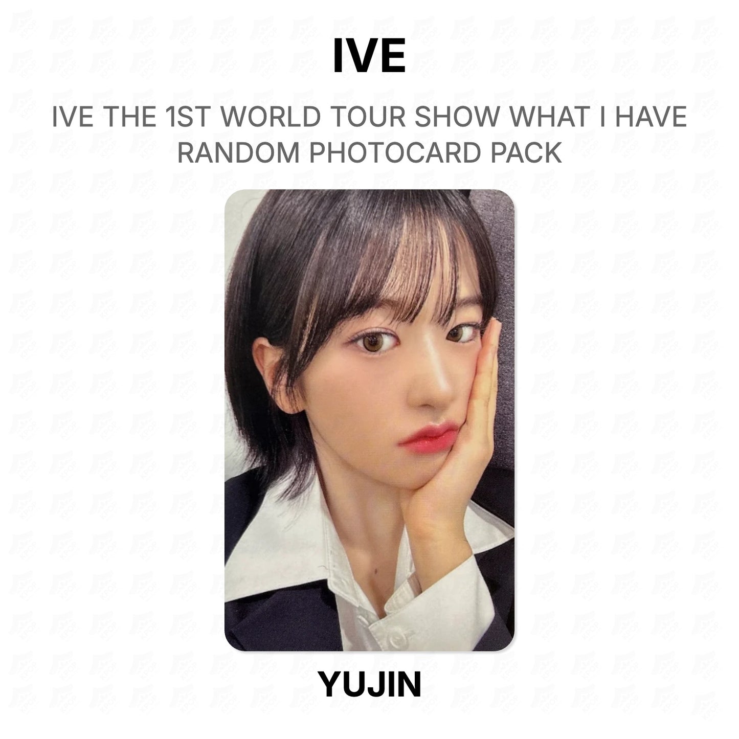 IVE THE 1ST WORLD TOUR SHOW WHAT I HAVE RANDOM PHOTOCARD PACK Official Photocard