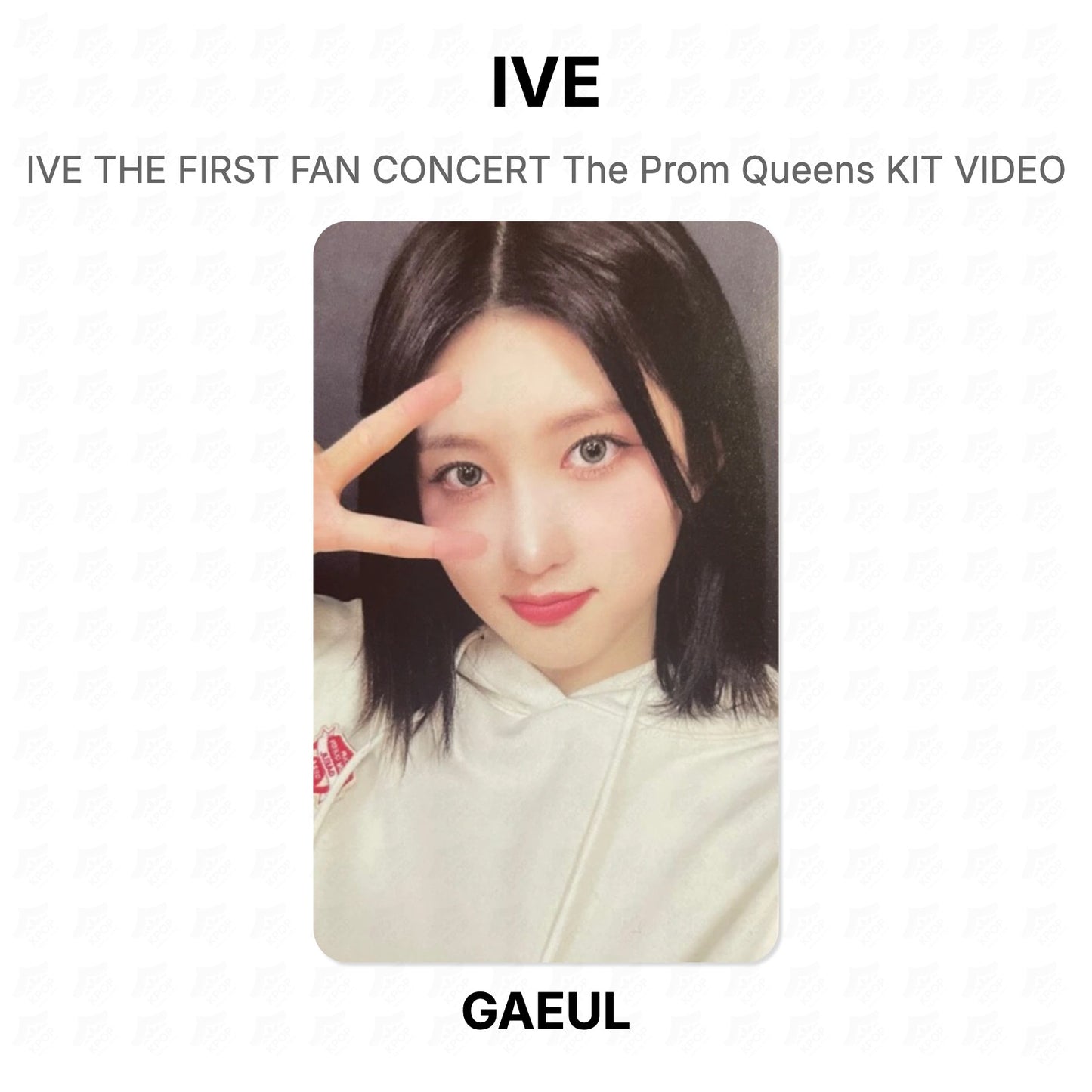 IVE THE FIRST FAN CONCERT The Prom Queens KIT VIDEO Official Photocard