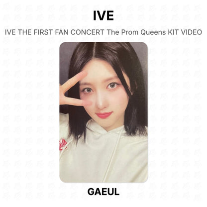 IVE THE FIRST FAN CONCERT The Prom Queens KIT VIDEO Official Photocard