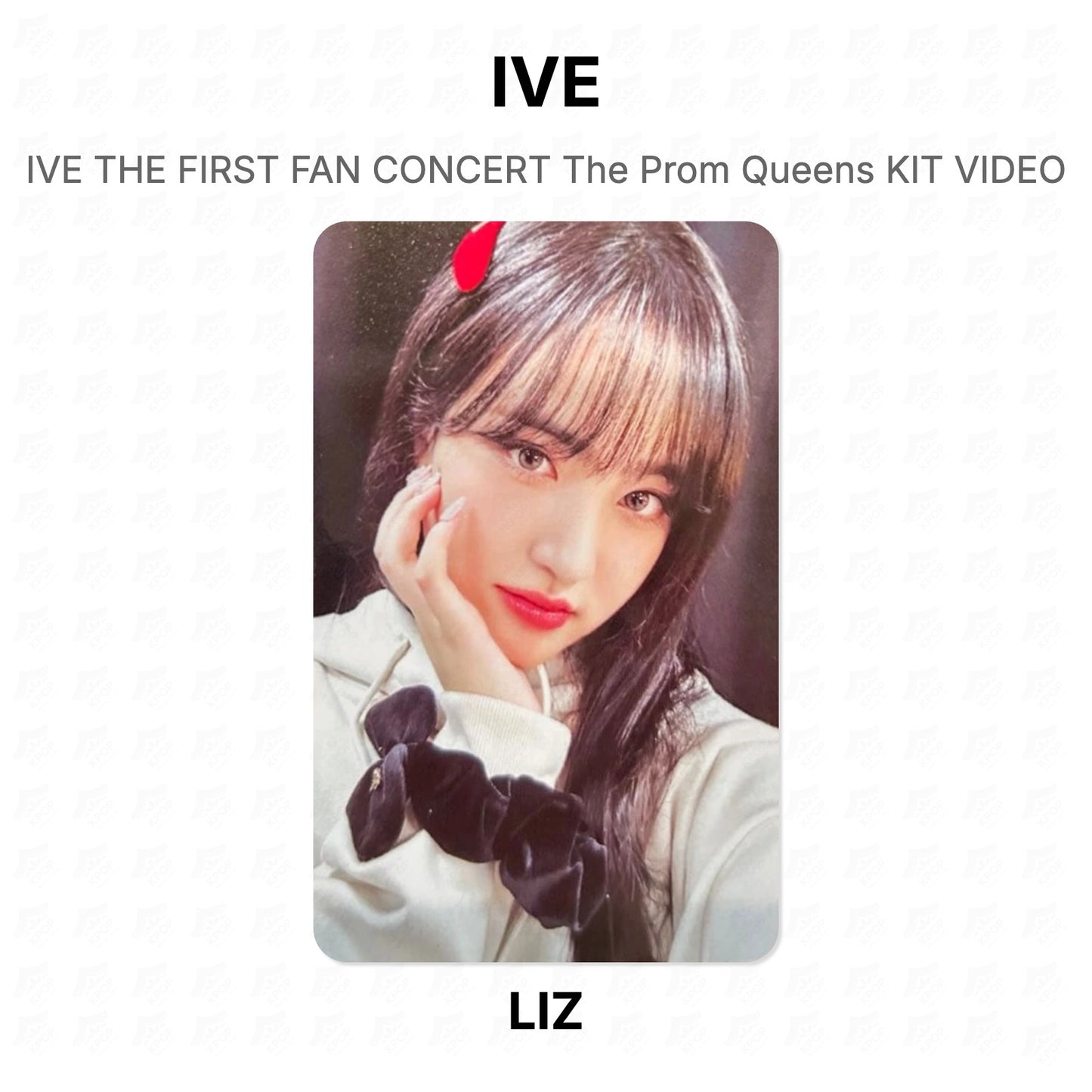 IVE THE FIRST FAN CONCERT The Prom Queens KIT VIDEO Official Photocard
