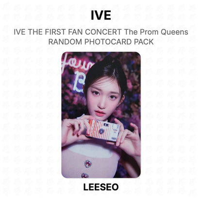 IVE THE FIRST FAN CONCERT The Prom Queens RANDOM PHOTOCARD PACK Official Photocard
