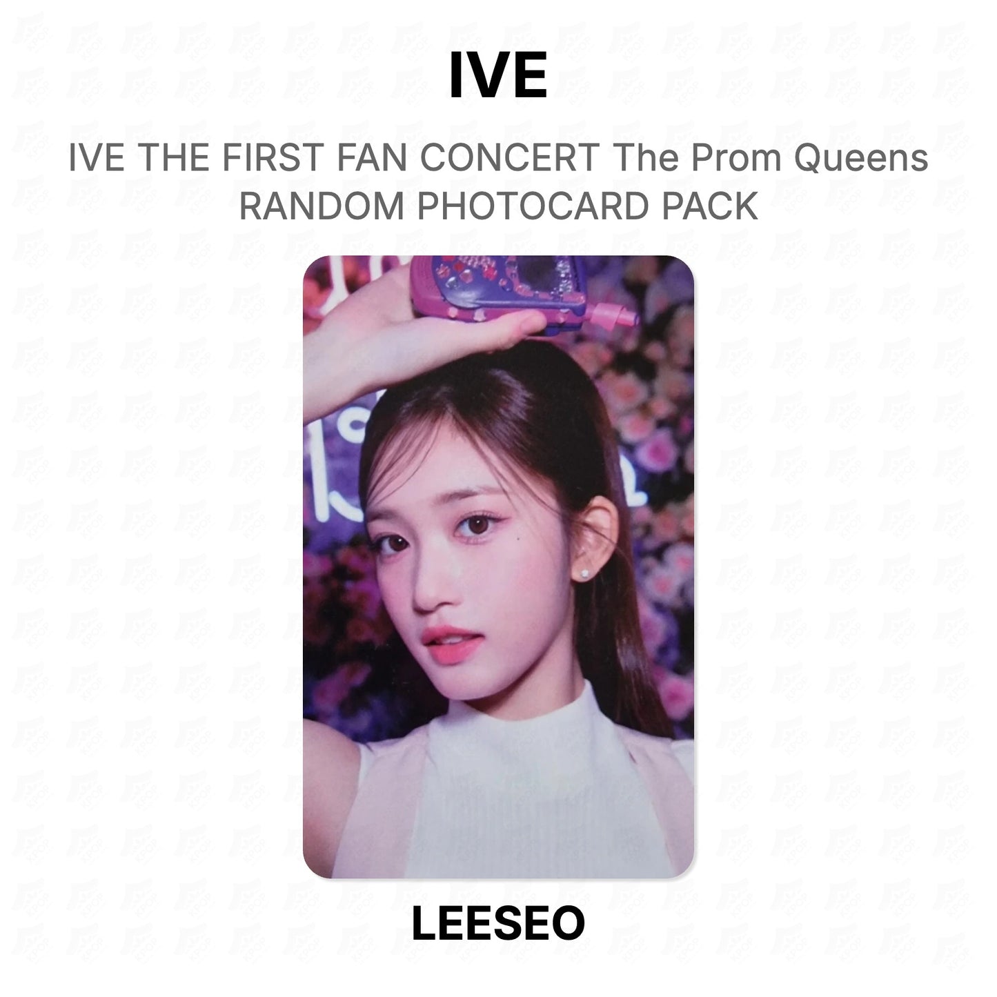 IVE THE FIRST FAN CONCERT The Prom Queens RANDOM PHOTOCARD PACK Official Photocard
