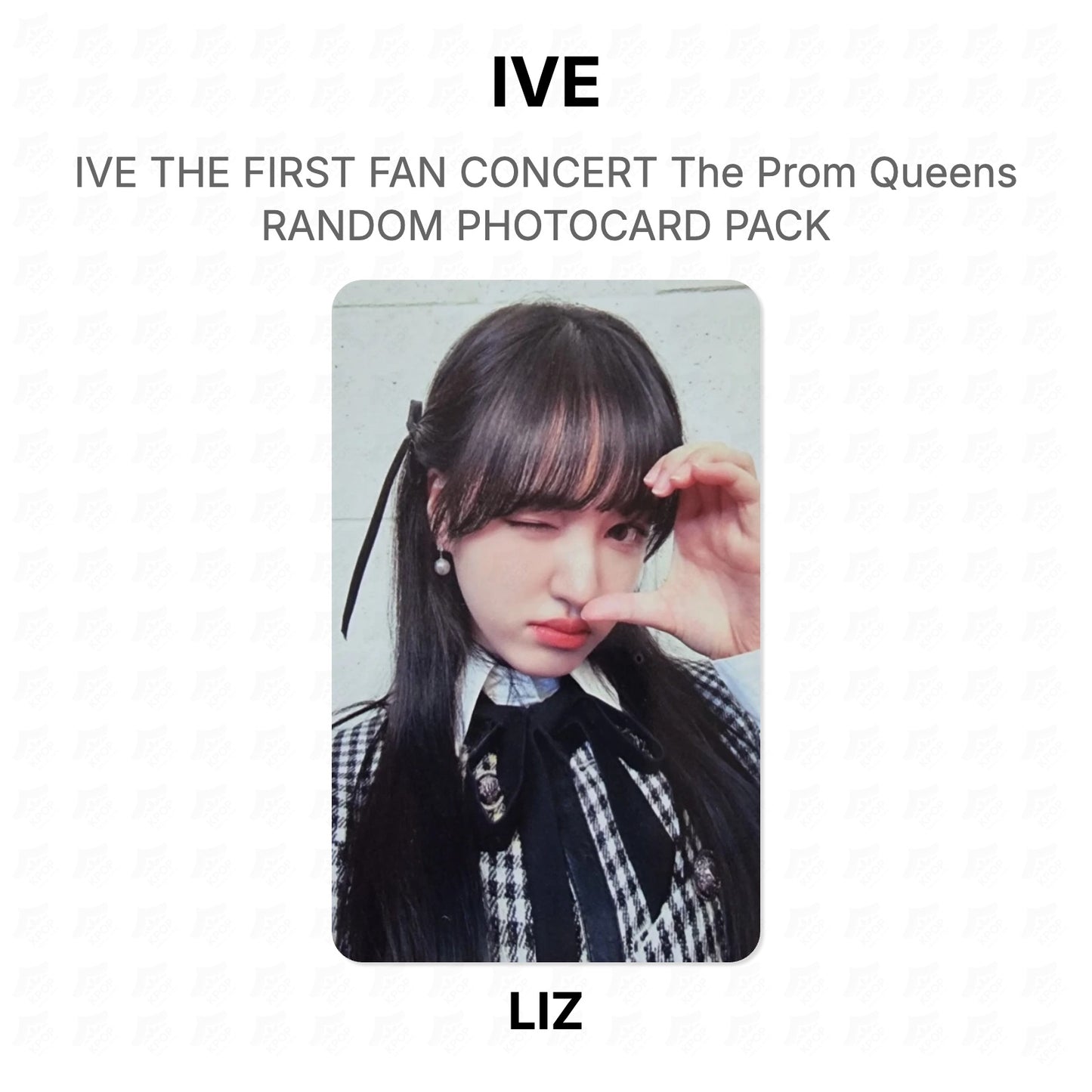 IVE THE FIRST FAN CONCERT The Prom Queens RANDOM PHOTOCARD PACK Official Photocard