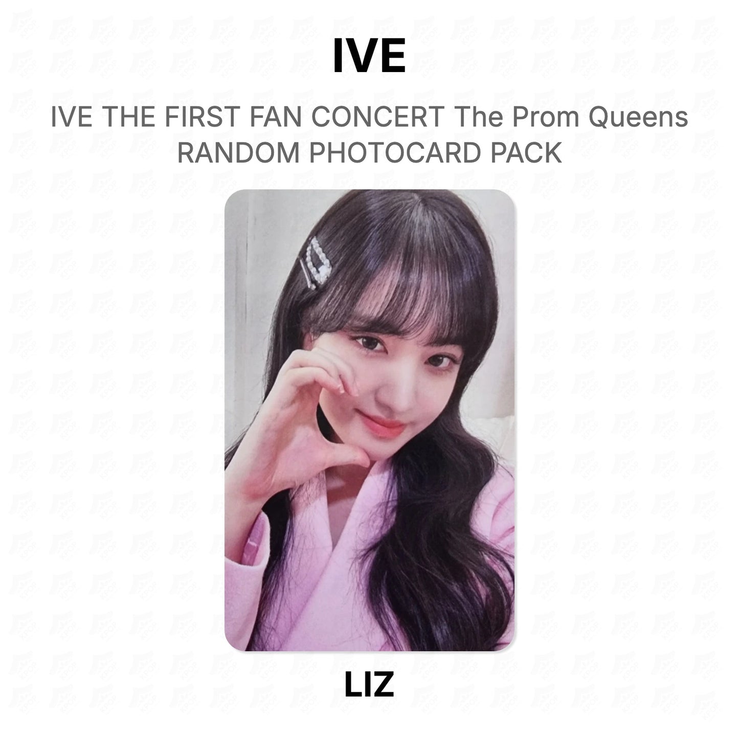 IVE THE FIRST FAN CONCERT The Prom Queens RANDOM PHOTOCARD PACK Official Photocard