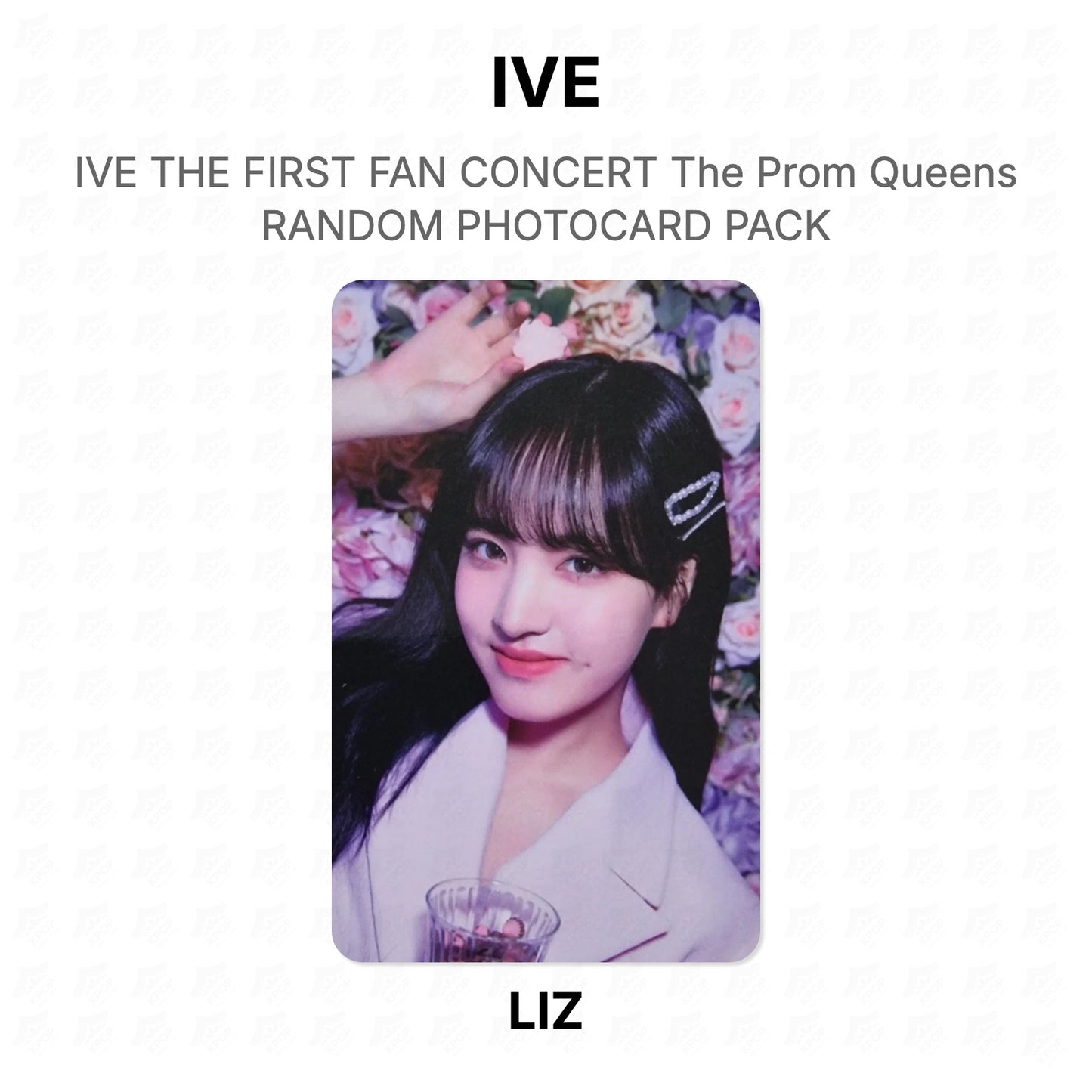 IVE THE FIRST FAN CONCERT The Prom Queens RANDOM PHOTOCARD PACK Official Photocard