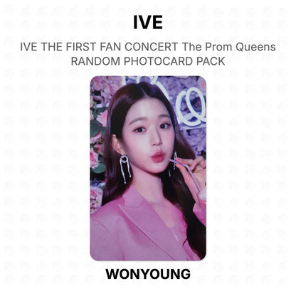 IVE THE FIRST FAN CONCERT The Prom Queens RANDOM PHOTOCARD PACK Official Photocard