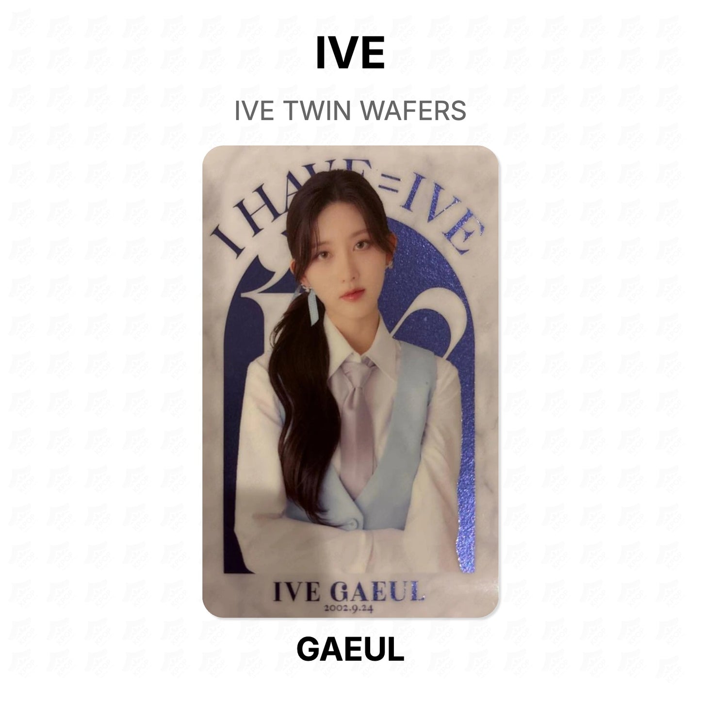 IVE TWIN WAFERS Official Photocard