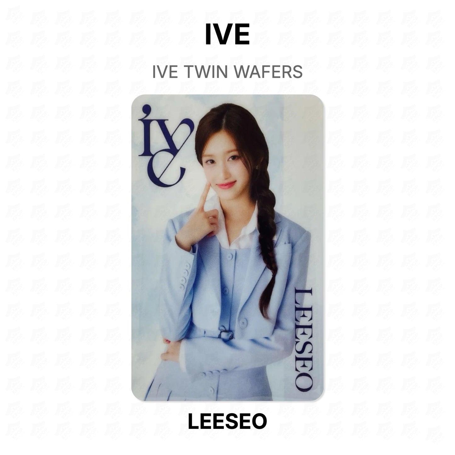 IVE TWIN WAFERS Official Photocard
