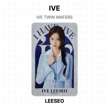 IVE TWIN WAFERS Official Photocard