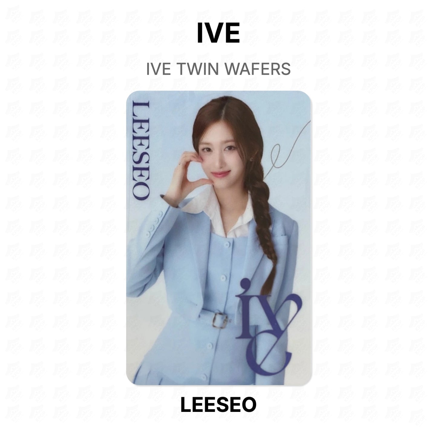 IVE TWIN WAFERS Official Photocard
