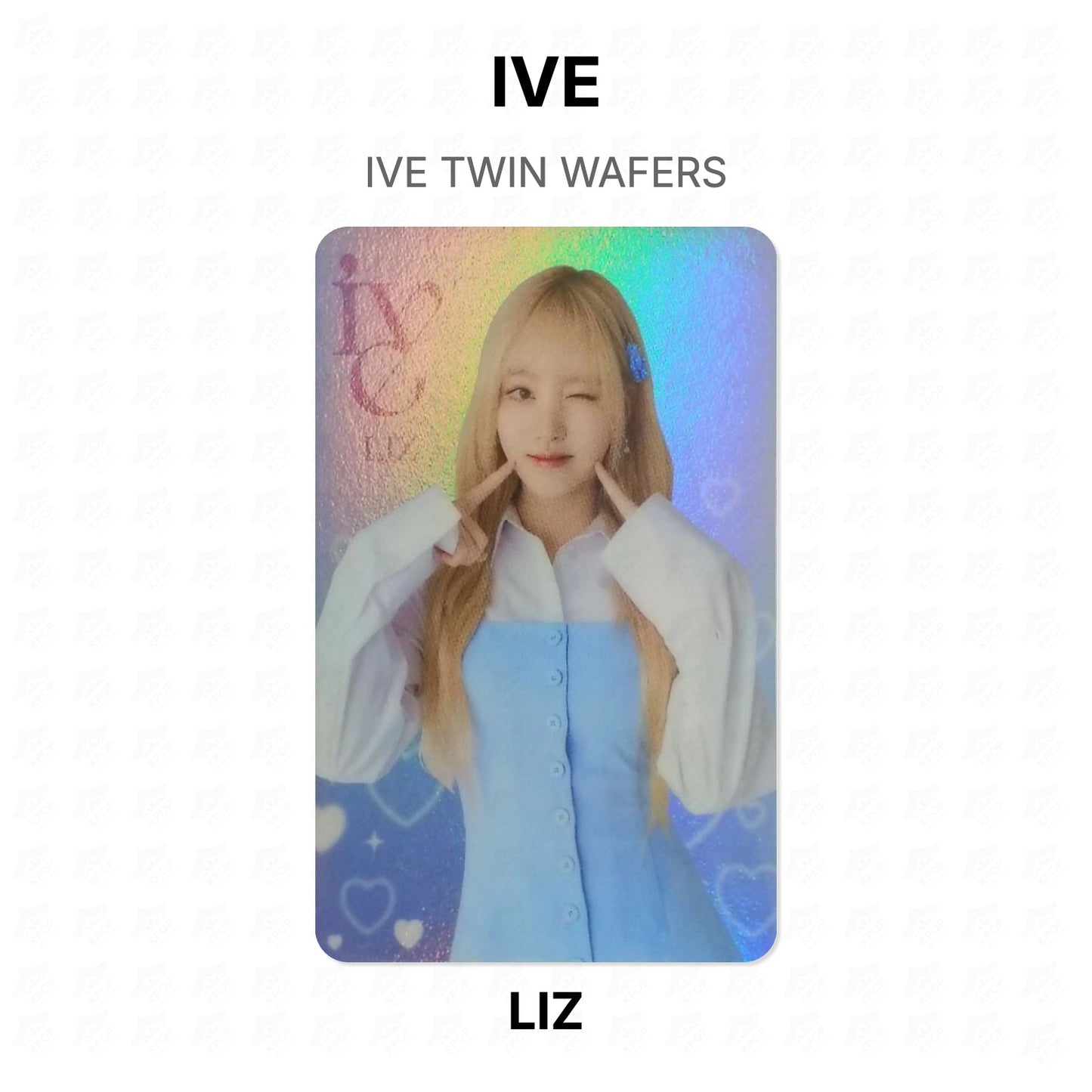 IVE TWIN WAFERS Official Photocard