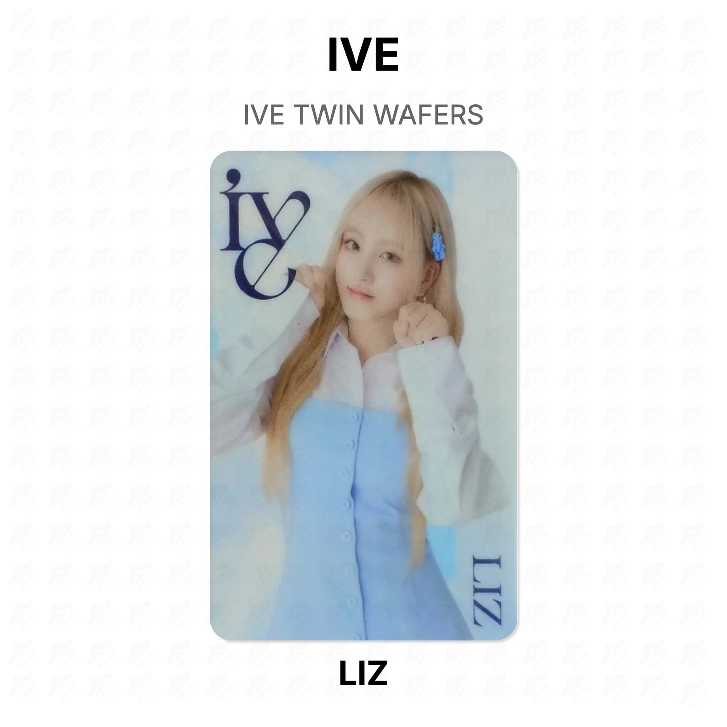 IVE TWIN WAFERS Official Photocard