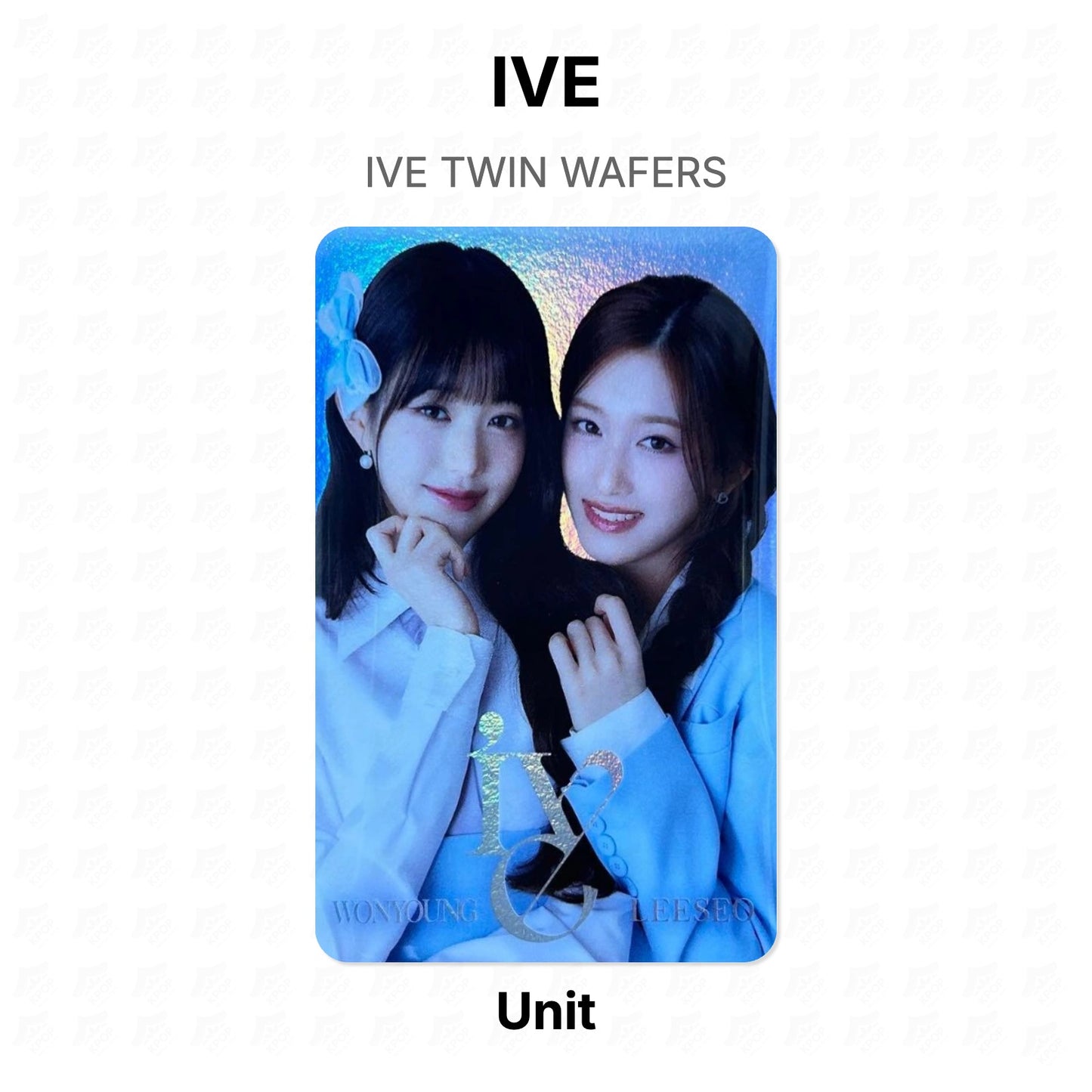 IVE TWIN WAFERS Official Photocard