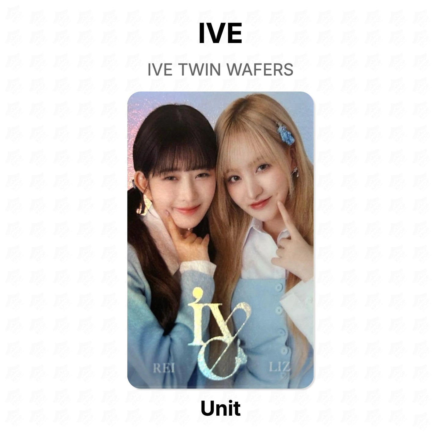 IVE TWIN WAFERS Official Photocard