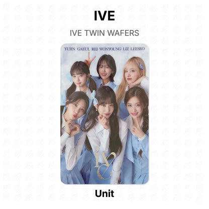 IVE TWIN WAFERS Official Photocard
