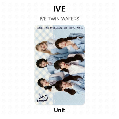 IVE TWIN WAFERS Official Photocard