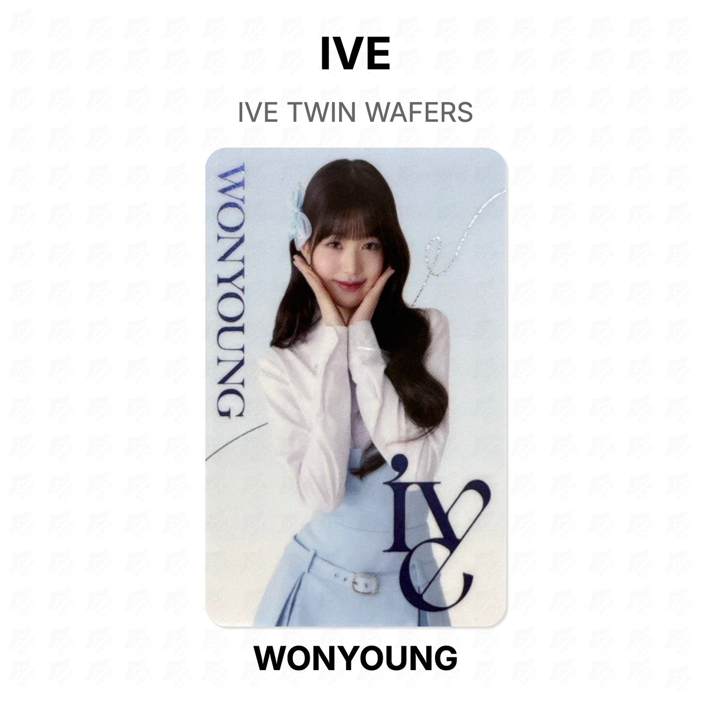 IVE TWIN WAFERS Official Photocard