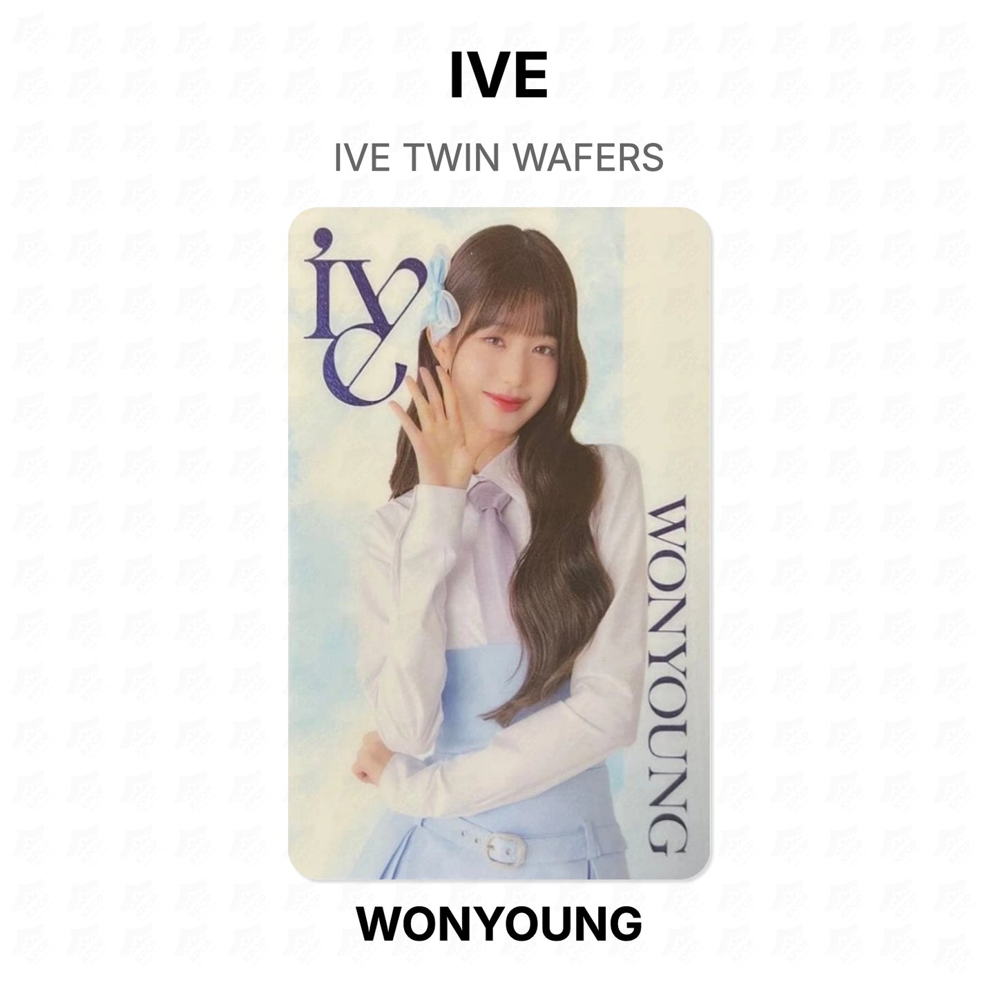 IVE TWIN WAFERS Official Photocard
