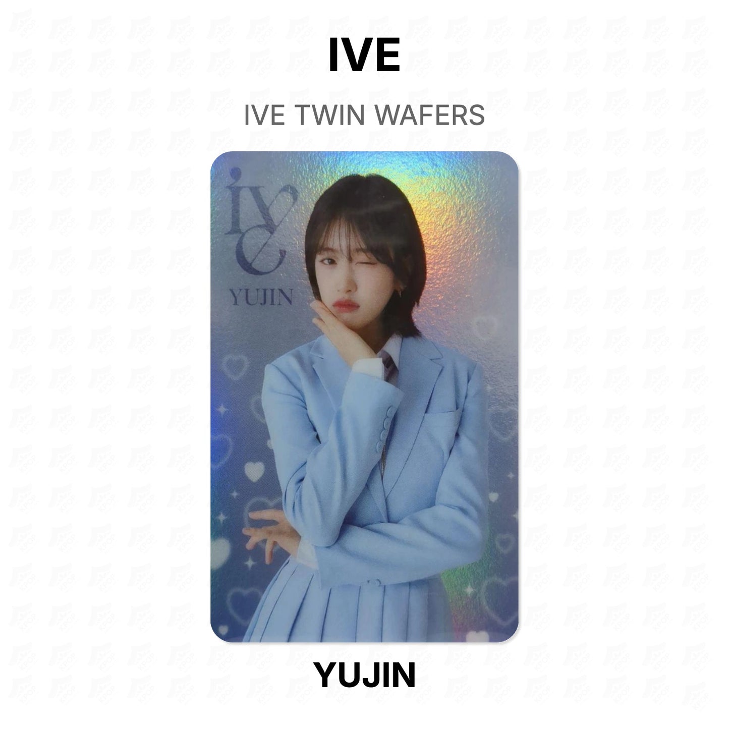 IVE TWIN WAFERS Official Photocard