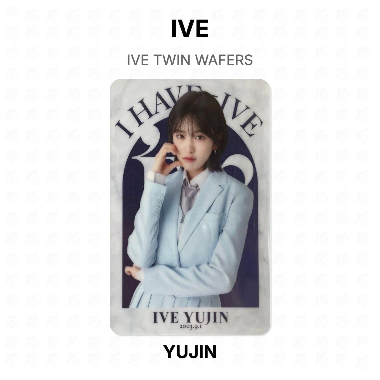 IVE TWIN WAFERS Official Photocard