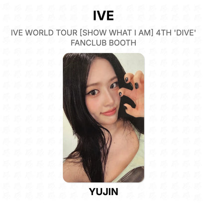 IVE WORLD TOUR [SHOW WHAT I AM] 4TH 'DIVE' FANCLUB BOOTH Official Photocard