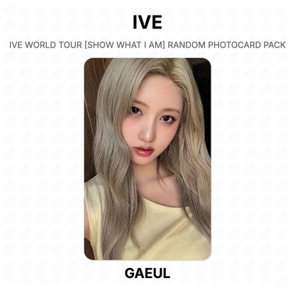 IVE WORLD TOUR [SHOW WHAT I AM] RANDOM PHOTOCARD PACK Official Photocard