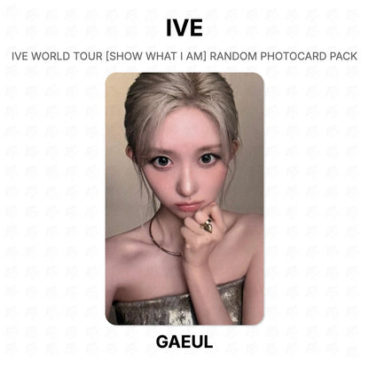IVE WORLD TOUR [SHOW WHAT I AM] RANDOM PHOTOCARD PACK Official Photocard