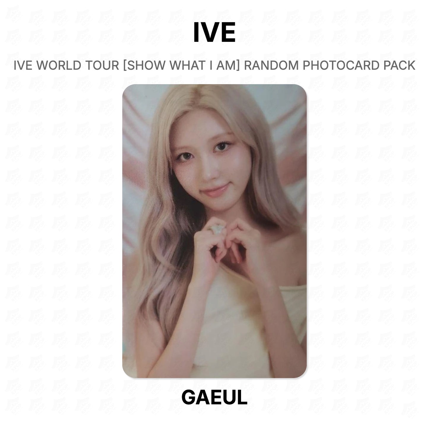 IVE WORLD TOUR [SHOW WHAT I AM] RANDOM PHOTOCARD PACK Official Photocard