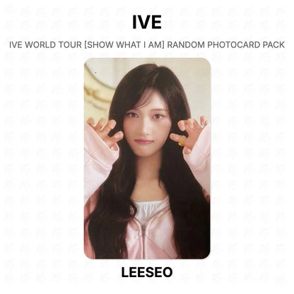 IVE WORLD TOUR [SHOW WHAT I AM] RANDOM PHOTOCARD PACK Official Photocard