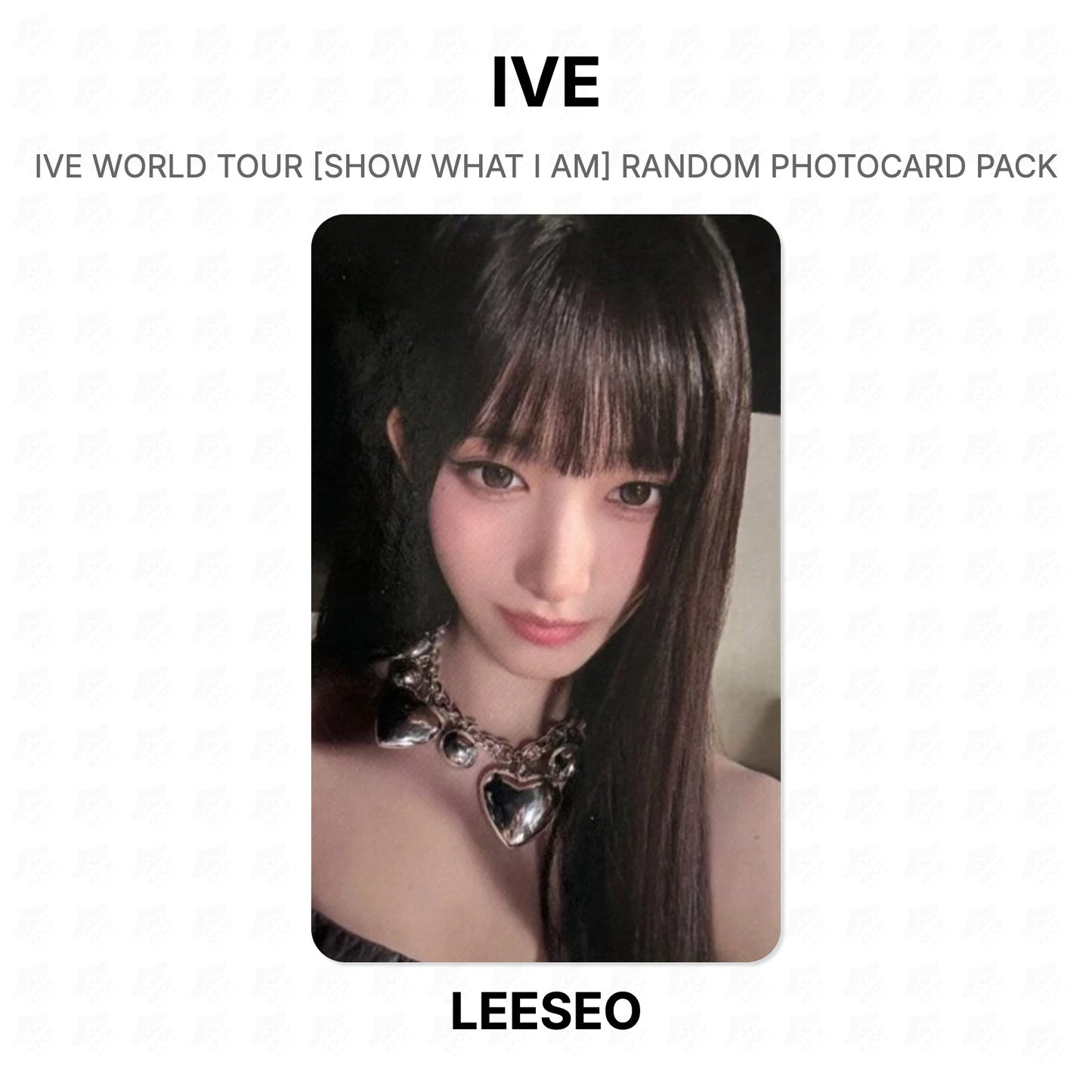 IVE WORLD TOUR [SHOW WHAT I AM] RANDOM PHOTOCARD PACK Official Photocard