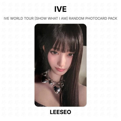 IVE WORLD TOUR [SHOW WHAT I AM] RANDOM PHOTOCARD PACK Official Photocard