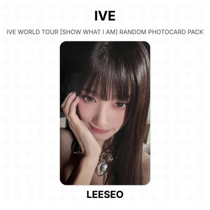 IVE WORLD TOUR [SHOW WHAT I AM] RANDOM PHOTOCARD PACK Official Photocard