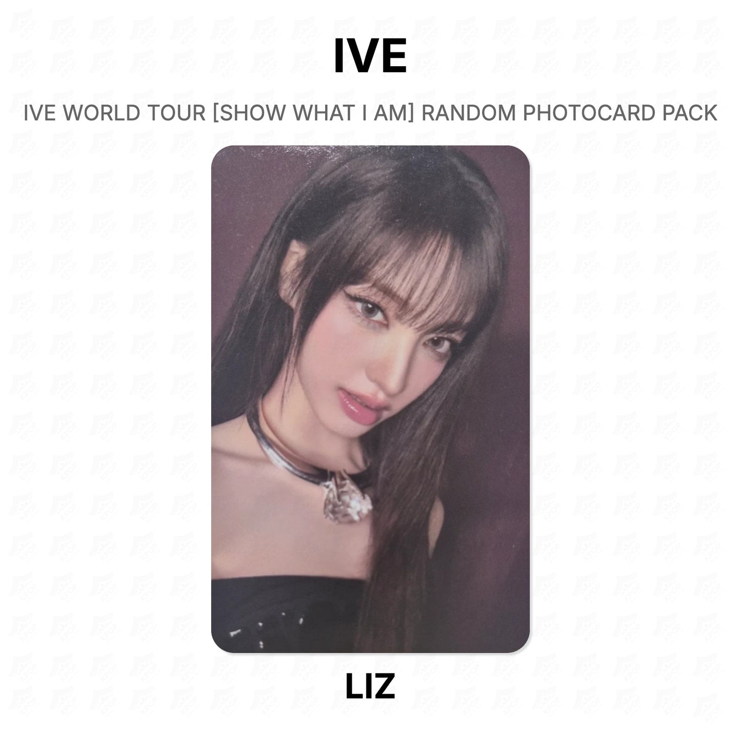 IVE WORLD TOUR [SHOW WHAT I AM] RANDOM PHOTOCARD PACK Official Photocard